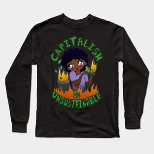 Capitalism Cutie Version 1 Long Sleeve T-Shirt